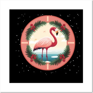 Flamingo Flock Sunset, Love Flamingos Posters and Art